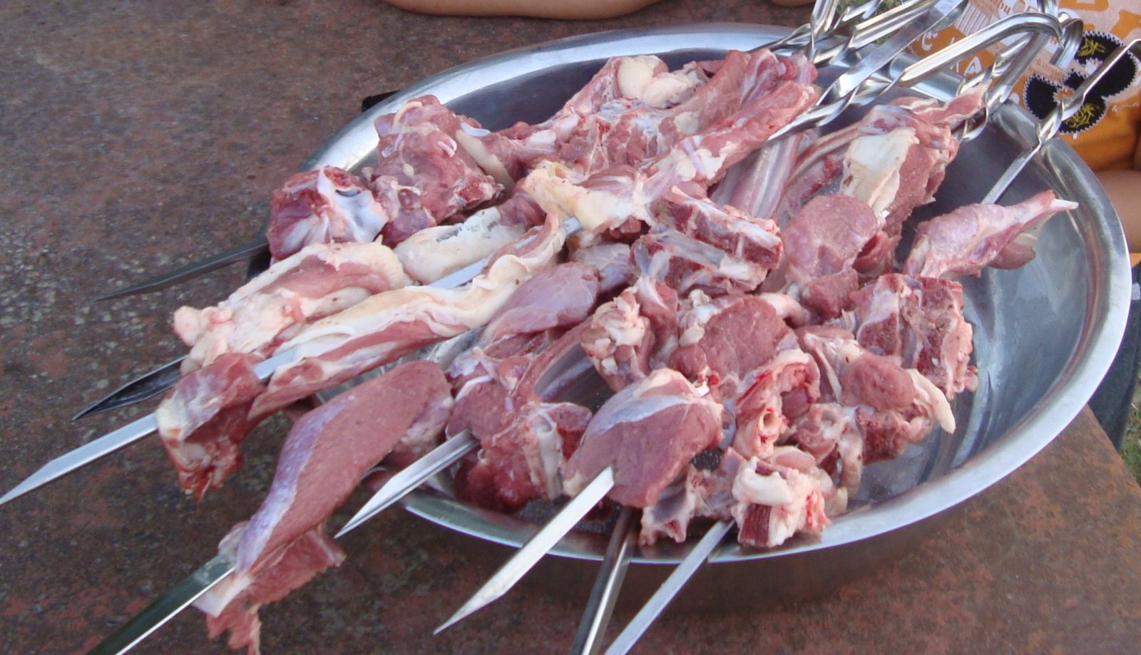 Shishlik and pakhlava