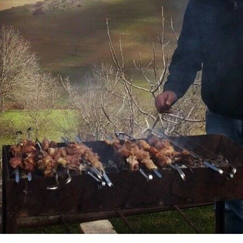 Shishlik and pakhlava